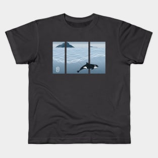 Orca scenery Kids T-Shirt